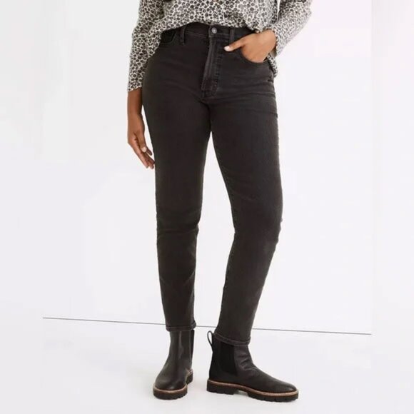 Madewell The Perfect Vintage Jean 24P 26x25 Starkey Black Wash NC165 - Picture 2 of 12